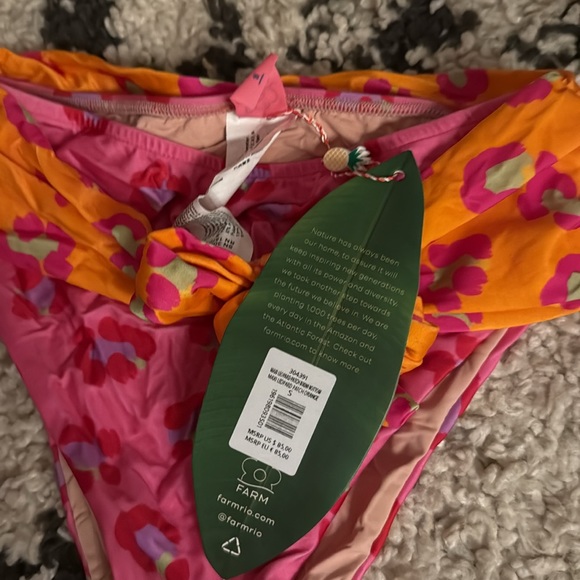 •Farm Rio Maxi Leopard Patch Bikini Bottom• - Picture 3 of 4